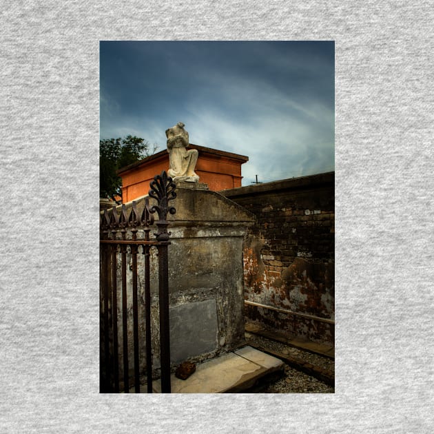 A Fence A Wall and A Headless Angel by MountainTravel